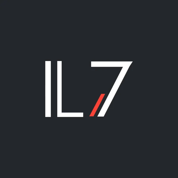 Στρογγυλό λογότυπο Il7 — Διανυσματικό Αρχείο