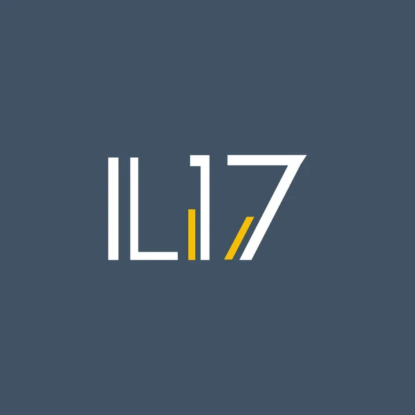 Runda logotypen Il17 — Stock vektor