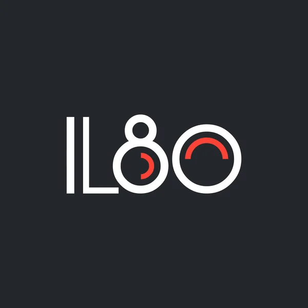 Logo rond IL80 — Image vectorielle