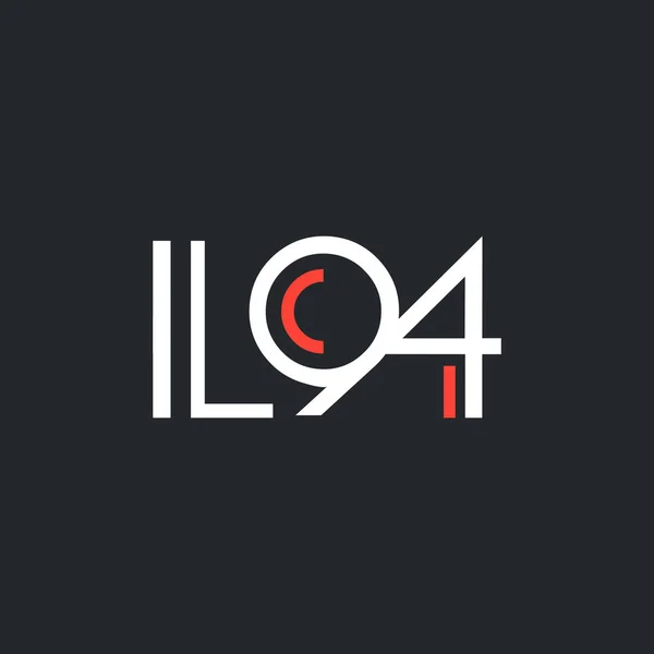 Runda logotyp Il94 — Stock vektor