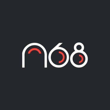 Sayı ve harf logo N68