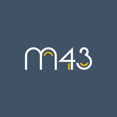 Sayı ve harf logo M43