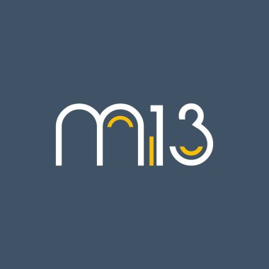 Sayı ve harf logo M13