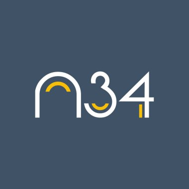 Sayı ve harf logo N34