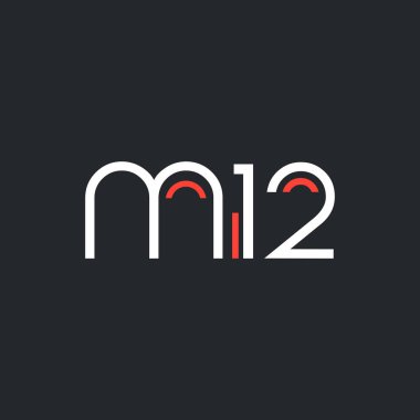 Sayı ve harf logo M12