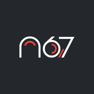 Sayı ve harf logo N67