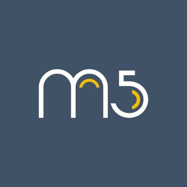 Sayı ve harf logo M5