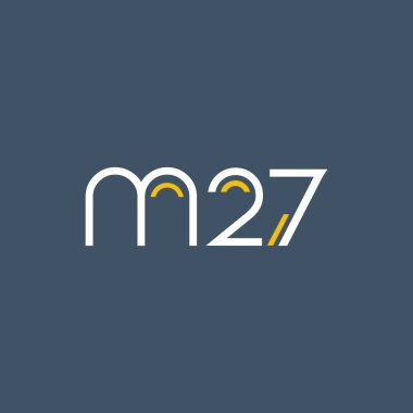 Sayı ve harf logo M27