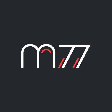 Sayı ve harf logo M77
