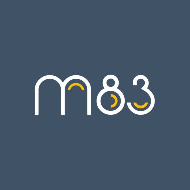 Sayı ve harf logo M83