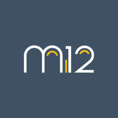 Sayı ve harf logo M12