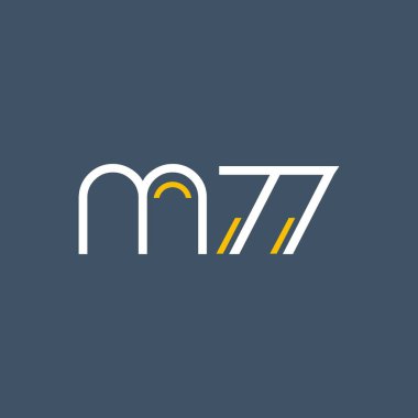 Sayı ve harf logo M77