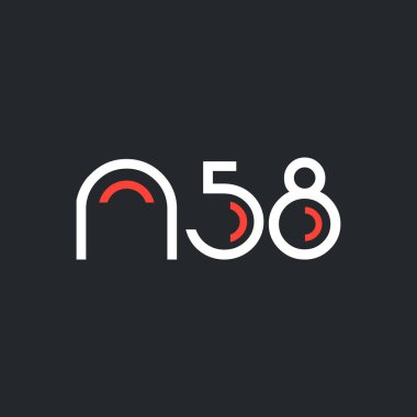Sayı ve harf logo N58