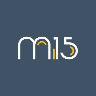 Sayı ve harf logo M15