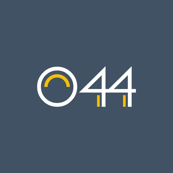 Digital logosu O44 tasarımı — Stok Vektör