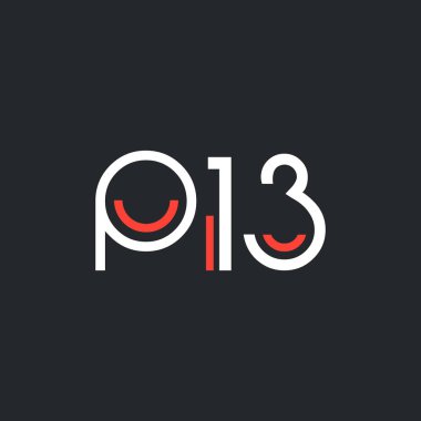 Sayı ve harf logo P13