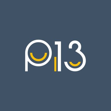 Sayı ve harf logo P13
