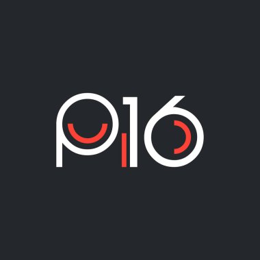 Sayı ve harf logo P16