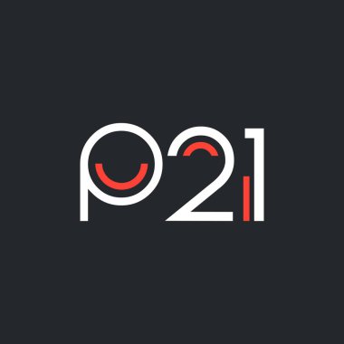 Sayı ve harf logo P21