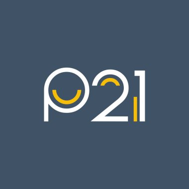 Sayı ve harf logo P21