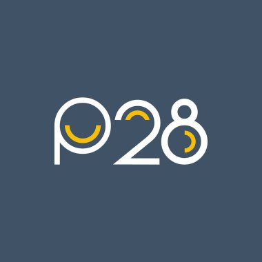 Sayı ve harf logo P28