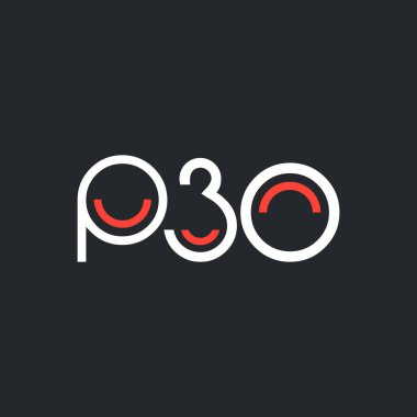 Sayı ve harf logo P30