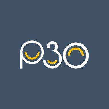 Sayı ve harf logo P30