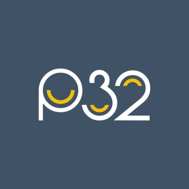 Sayı ve harf logo P32