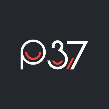 Sayı ve harf logo P37