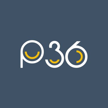 Sayı ve harf logo P36