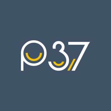 Sayı ve harf logo P37