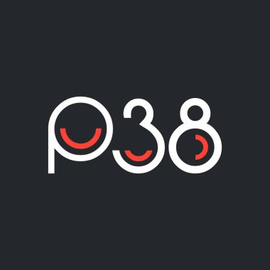 Sayı ve harf logo P38