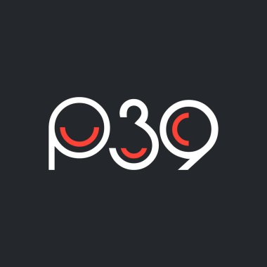 Sayı ve harf logo P39