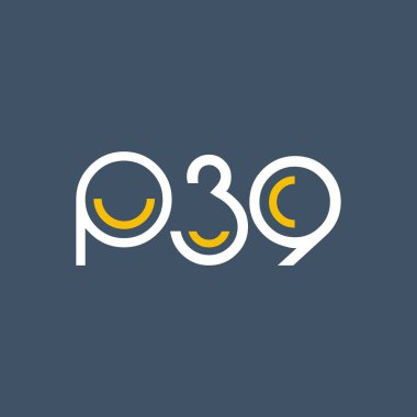 Sayı ve harf logo P39