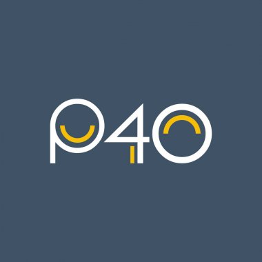Sayı ve harf logo P40