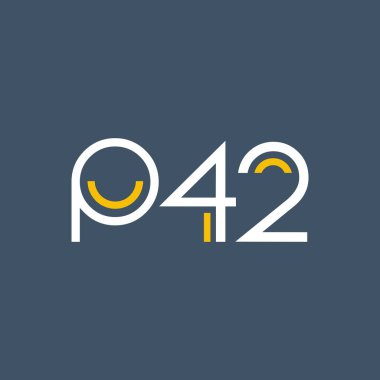 Sayı ve harf logo P42