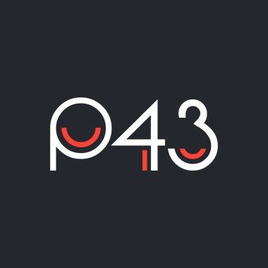 Sayı ve harf logo P43
