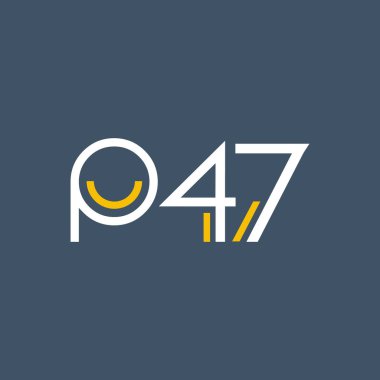 Sayı ve harf logo P47