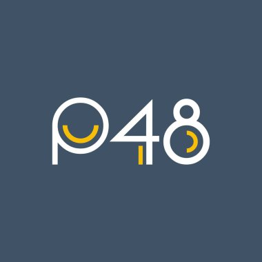 Sayı ve harf logo P48