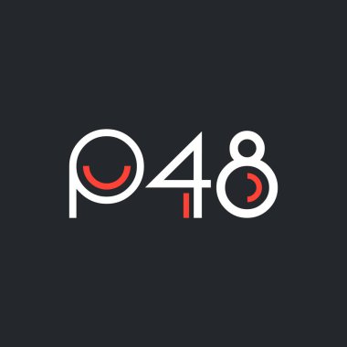 Sayı ve harf logo P48