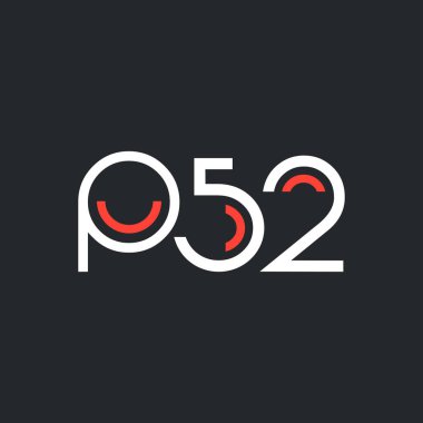 Sayı ve harf logo P52