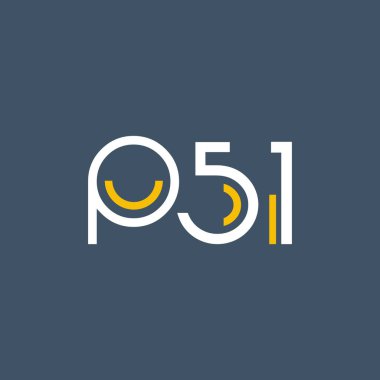 Sayı ve harf logo P51