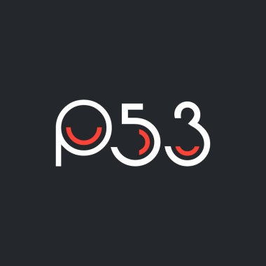 Sayı ve harf logo P53