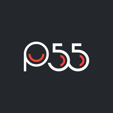 Sayı ve harf logo P55
