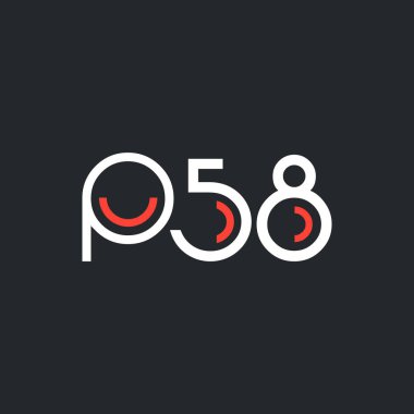 Sayı ve harf logo P58