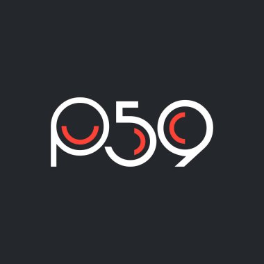 Sayı ve harf logo P59