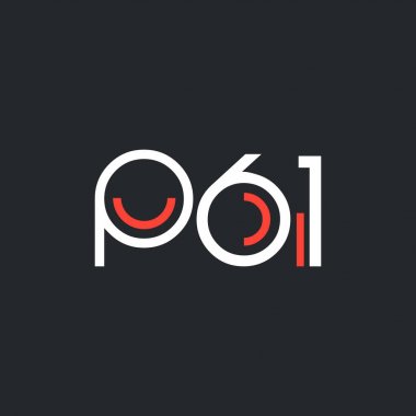 Sayı ve harf logo P61
