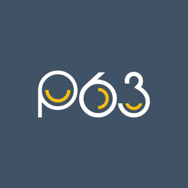 Sayı ve harf logo P63
