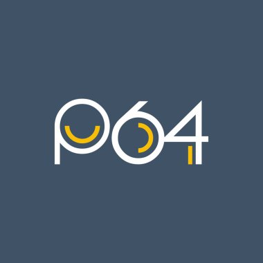 Sayı ve harf logo P64