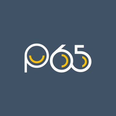 Sayı ve harf logo P65